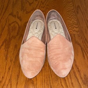 Birdies Heron Flats in Toast Suede Size 9